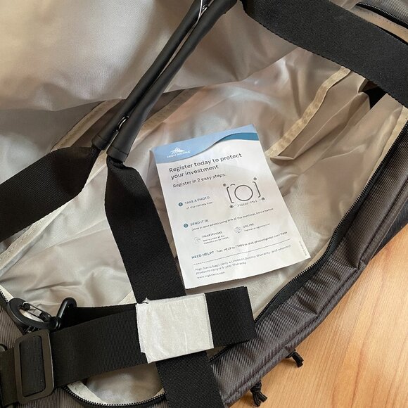 High Sierra Essential Duffel Bag, Mercury Black 60 L. Gym Travel Carry On. NWT - Picture 8 of 16